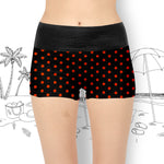 DUMMY TUKKER BLACK BOYSHORTS DOT PRINT