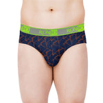 Men's Box Printed Outer Elastic Brief