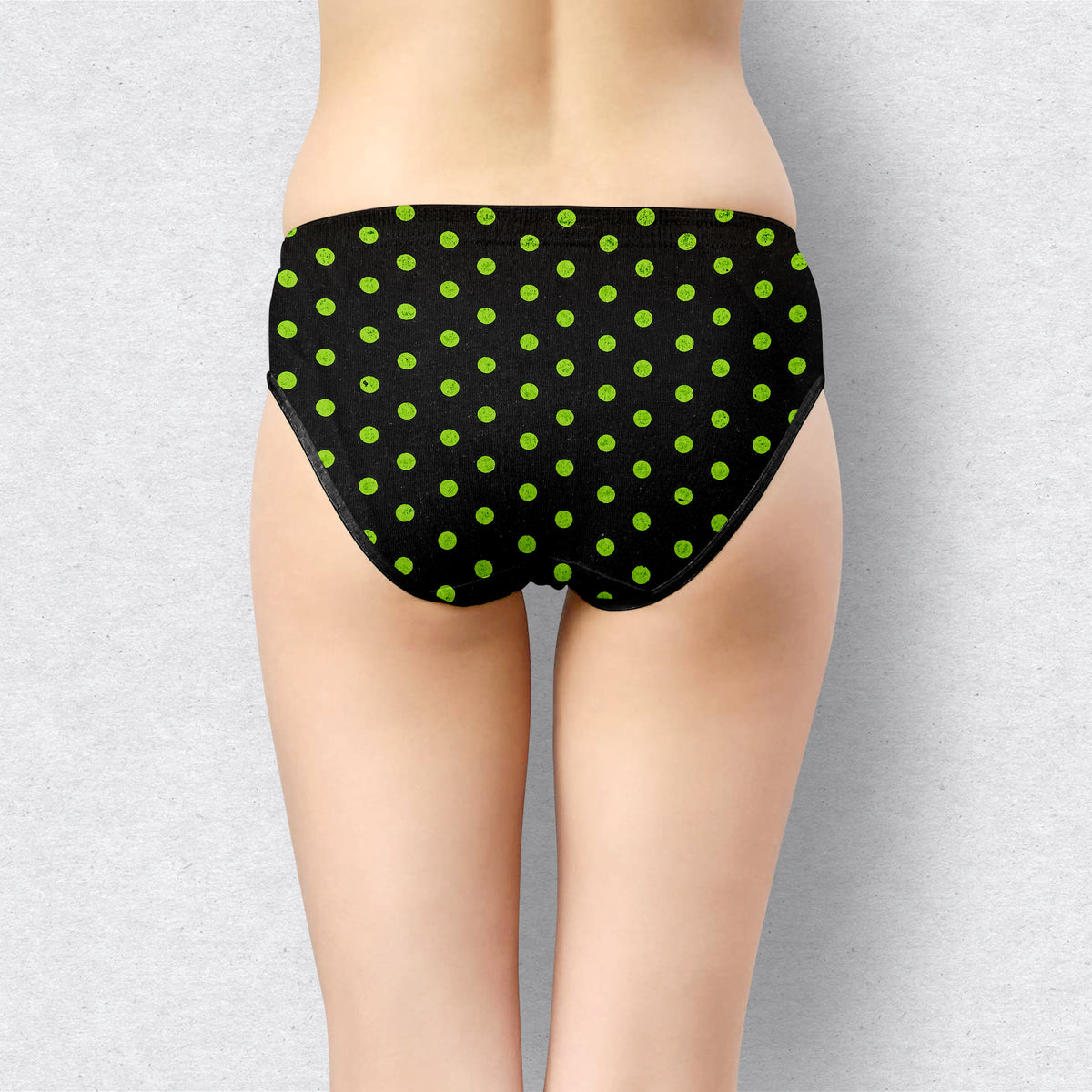 BLACK PANTIES DOT PRINT - IE