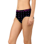 BLACK BEAUTY PANTIES FLOWER PRINT