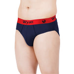 WYATT BRIEFS RED ELASTIC PLAIN - OE