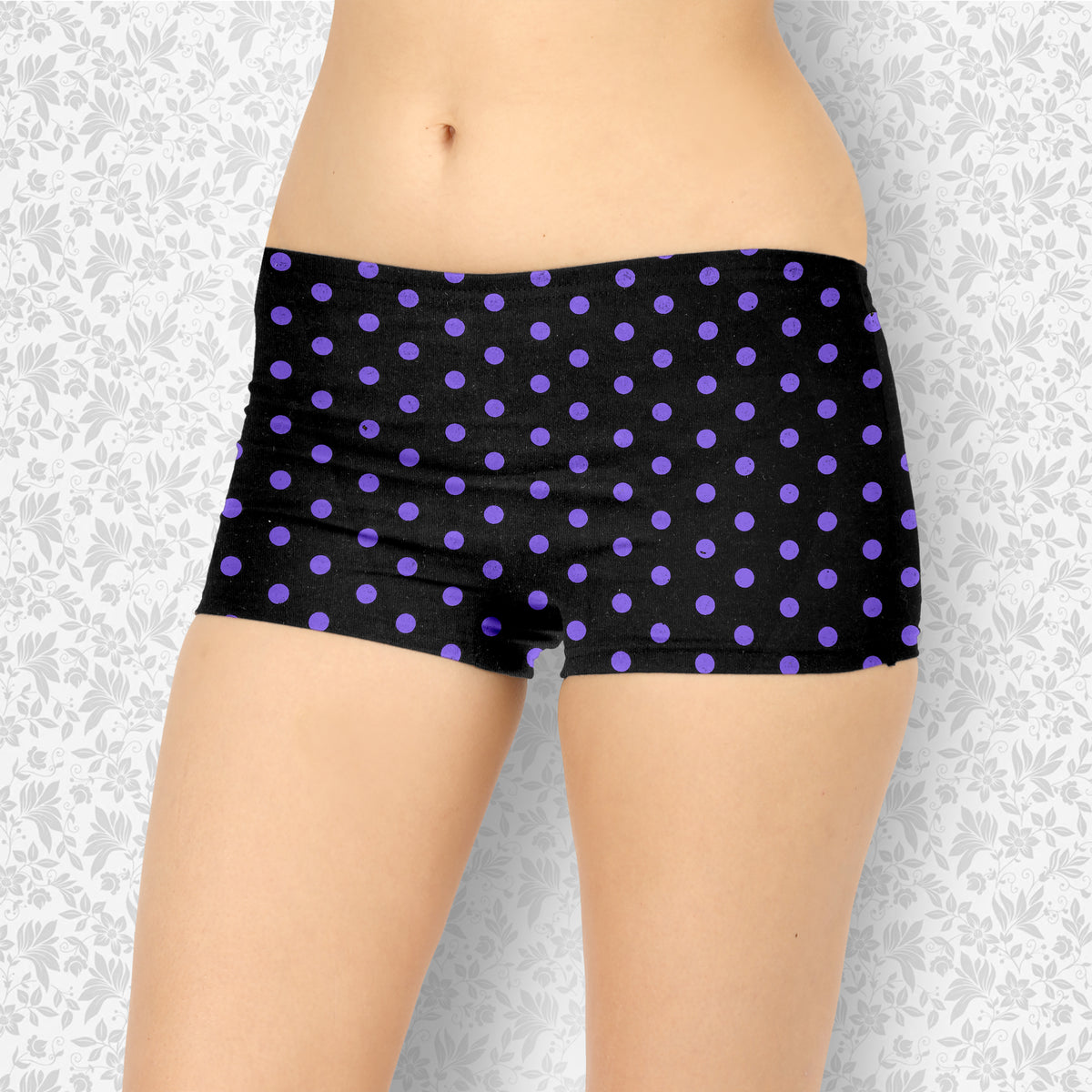 BOYSHORTS BLACK DOT PRINT - IE