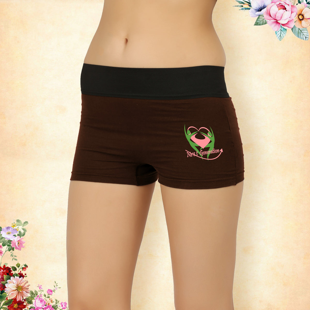 DUMMY TUKKER BOYSHORTS DARK COLOUR PRINT