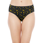 BLACK PANTIES STAR PANTIES - IE