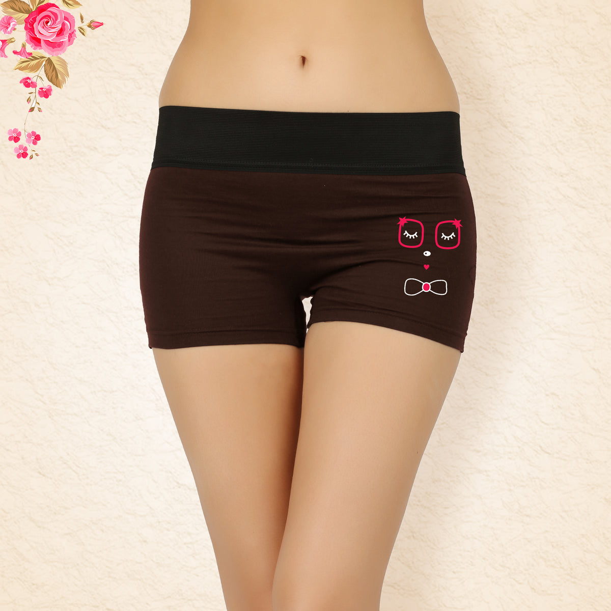 DUMMY TUKKER BOYSHORTS DARK COLOUR PRINT