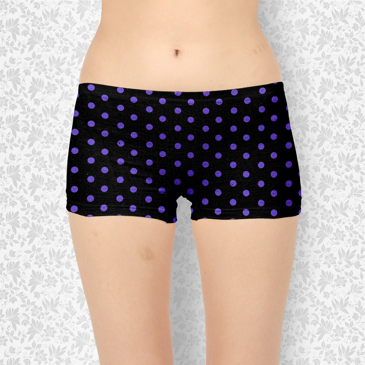 BOYSHORTS BLACK DOT PRINT - IE