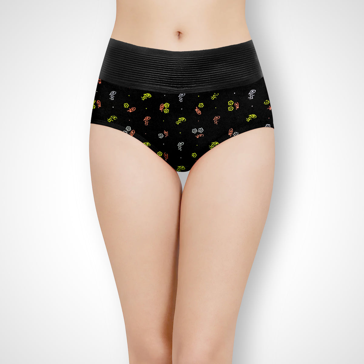 LILLY ROSE DARK COLOUR DUMMY TUKKER PANTIES FLOWER PRINT