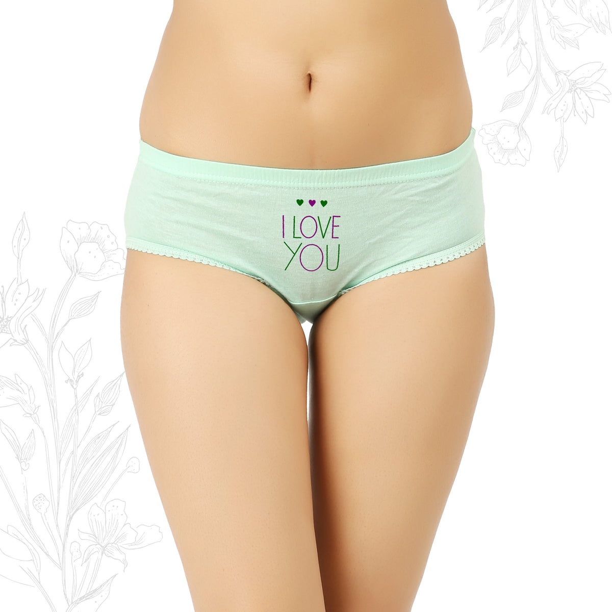 PANTIES LIGHT COLOUR PRINT - IE