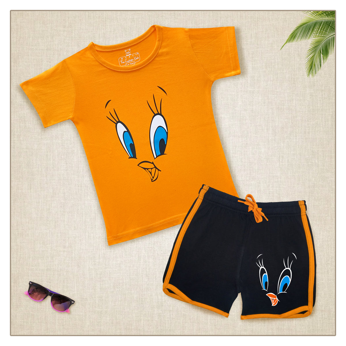 GIRLS T-SHIRT & SHORTS SET