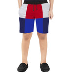 SHORTS MULTI-COLOUR CUT & SEW