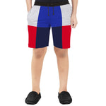 SHORTS MULTI-COLOUR CUT & SEW