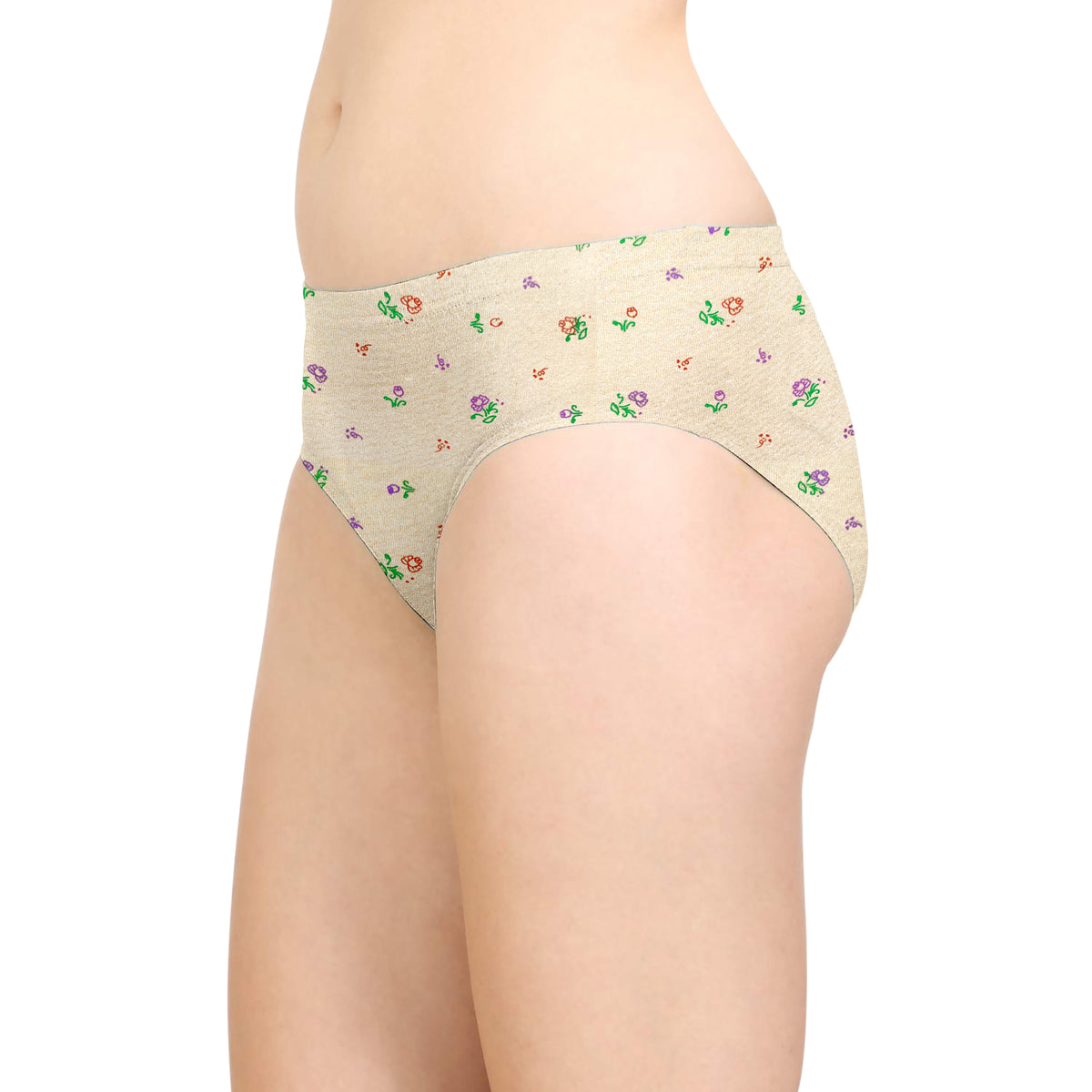 PANTIES FLOWER PRINT - IE