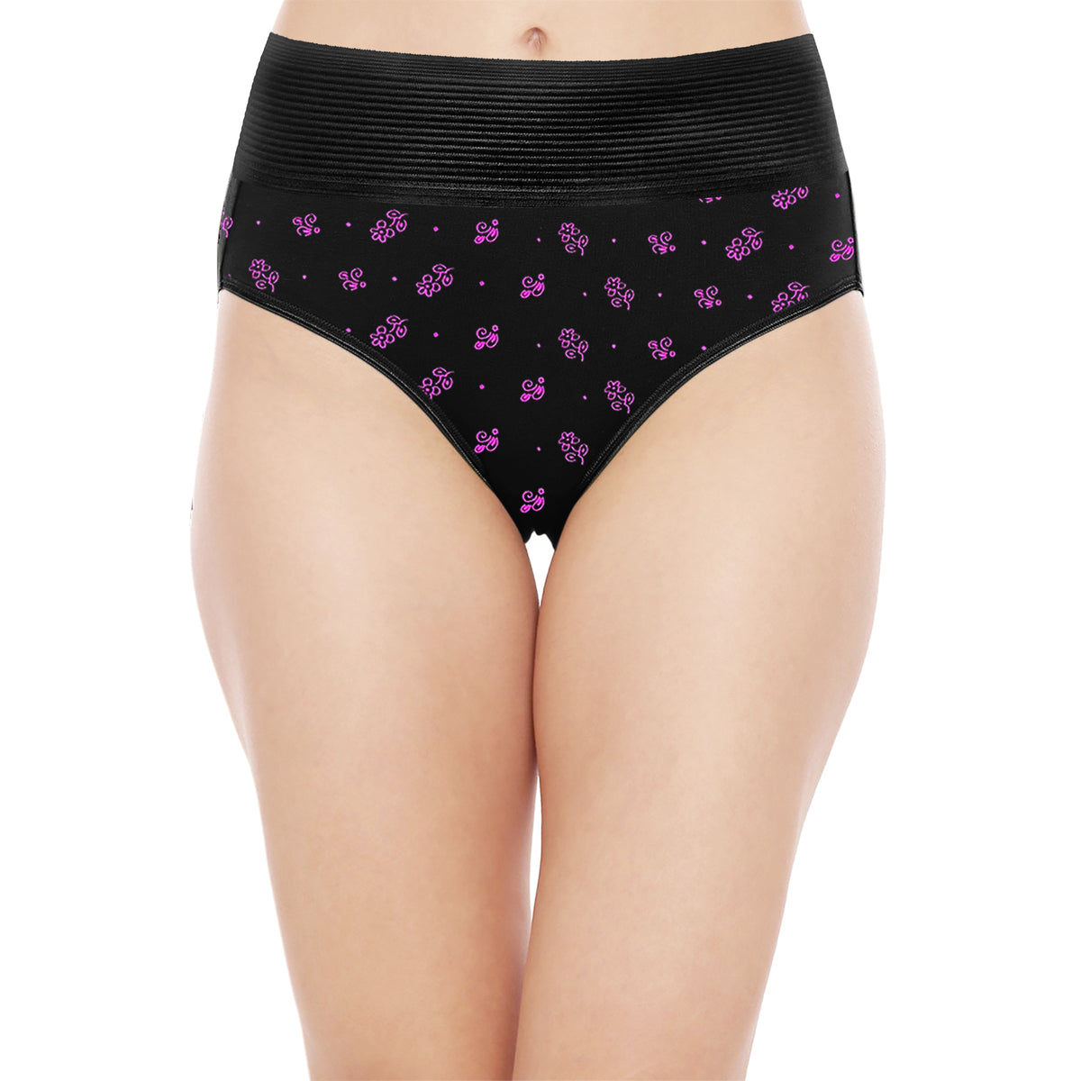 DUMMY TUKKER BLACK PANTIES FLOWER PRINT