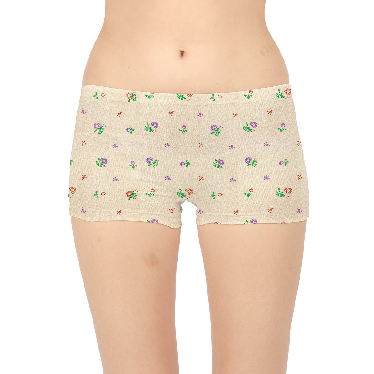 BOYSHORTS FLOWER PRINT - IE