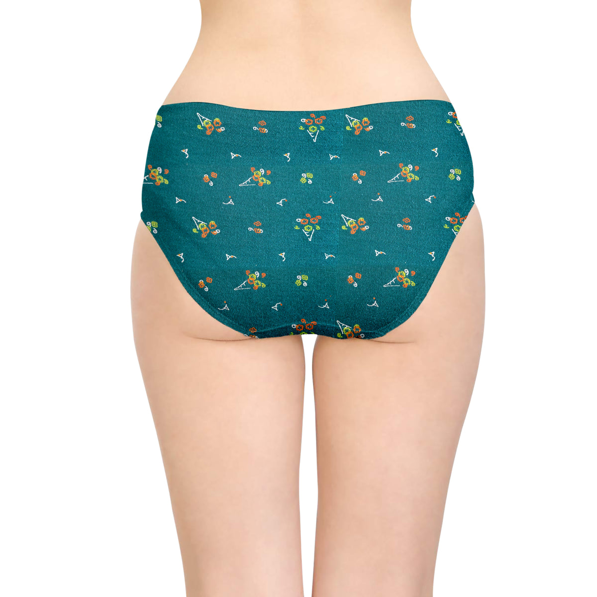 PANTIES FLOWER PRINT - IE