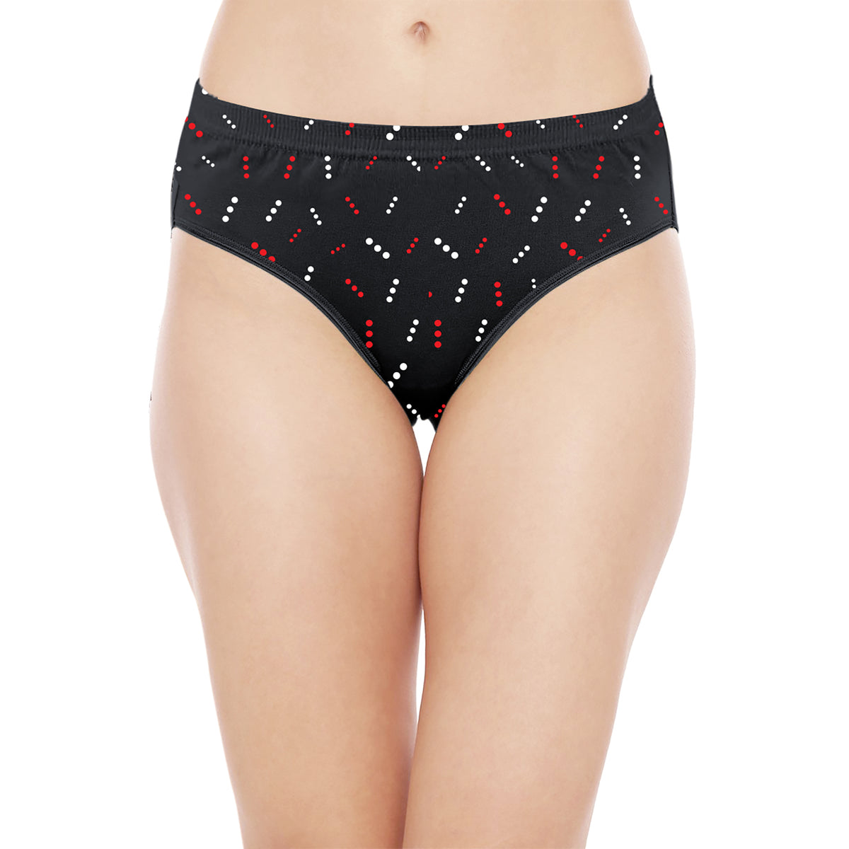 BLACK PANTIES 3 DOT PRINT - IE