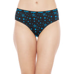 STUBY BLACK PANTIES STAR PRINT - OE