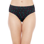 BLACK PANTIES 3 DOT PRINT - IE