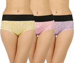 LIGHT COLOUR BOX PRINTED HIPSTER PANTY