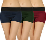 DARK COLOUR HIPSTER PLAIN BOYSHORTS PANTY