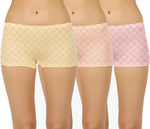 LIGHT COLOUR LINE PRINTED BOYSHORTS PANTY