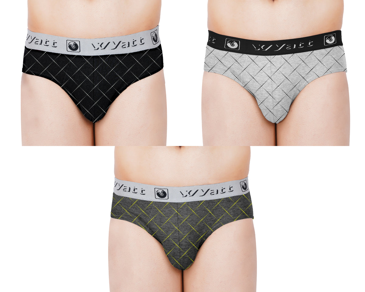 MENS BEAST PRINTED OUTER ELASTIC BRIEF