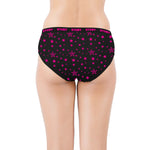 STUBY BLACK PANTIES STAR PRINT - OE