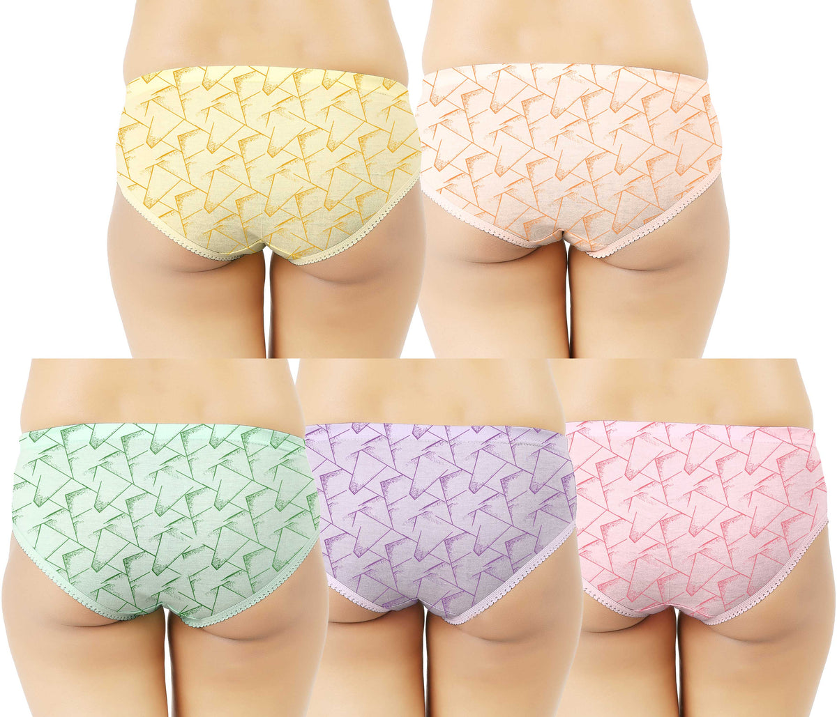 LIGHT COLOUR BOX PRINTED PANTY