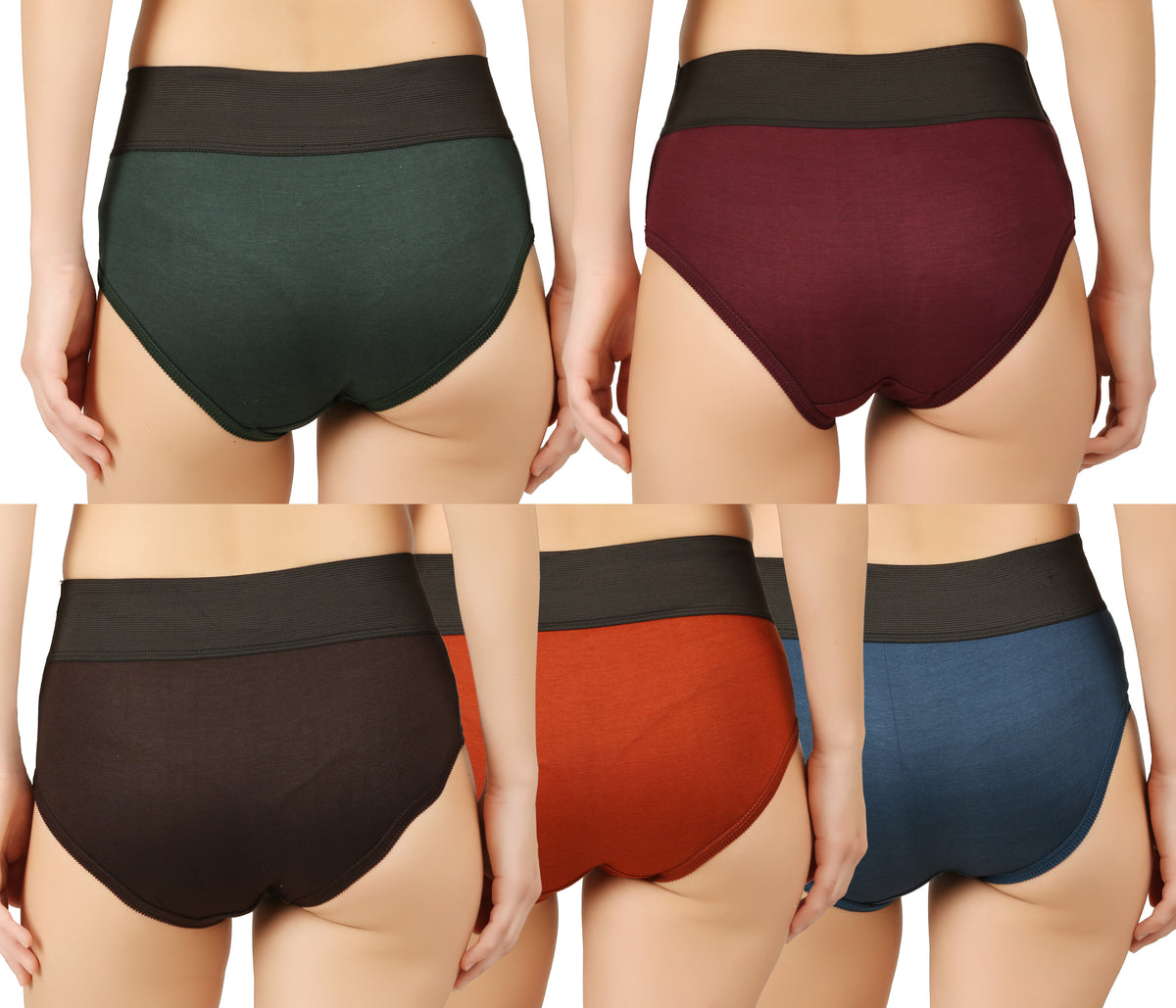 DARK COLOR HIPSTER PLAIN PANTY