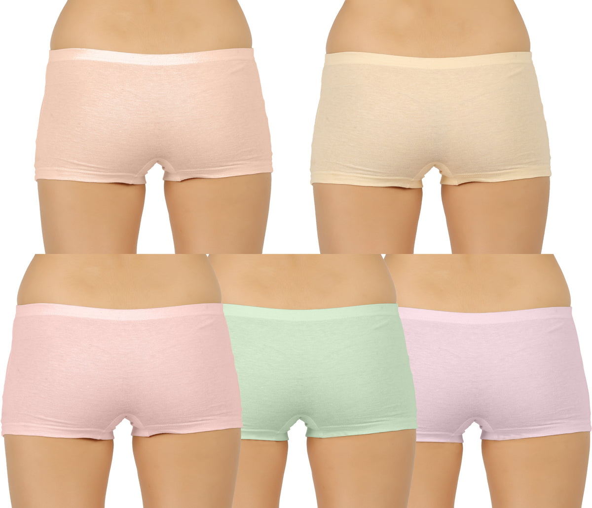 LIGHT COLOUR PRINTED BOYSHORTS PANTY