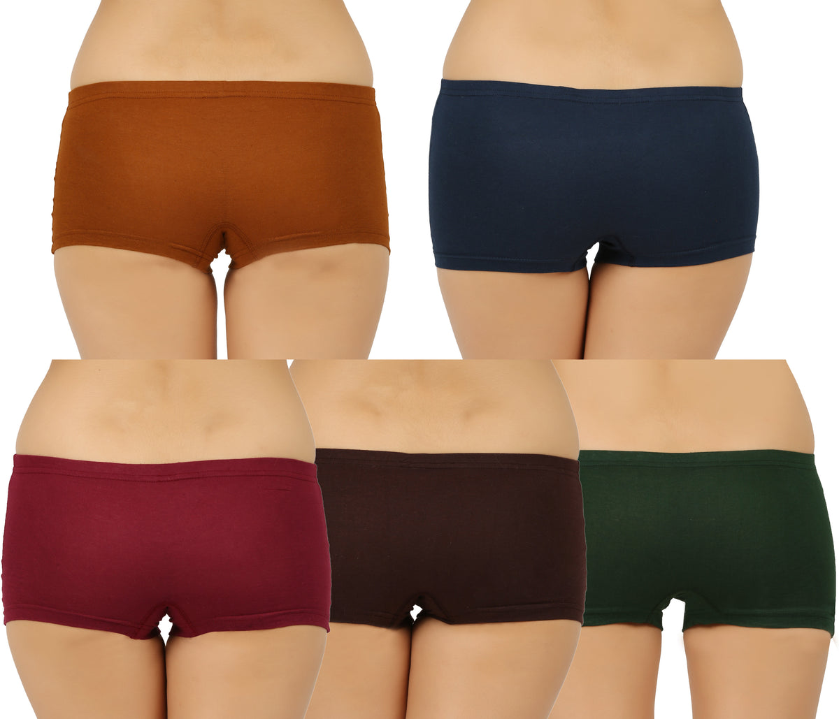 DARK COLOUR PLAIN BOYSHORTS PANTY