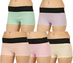 LIGHT COLOUR HIPSTER PLAIN BOYSHORTS PANTY