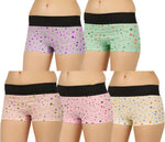 LIGHT COLOUR STAR PRINT HIPSTER BOYSHORTSPANTY