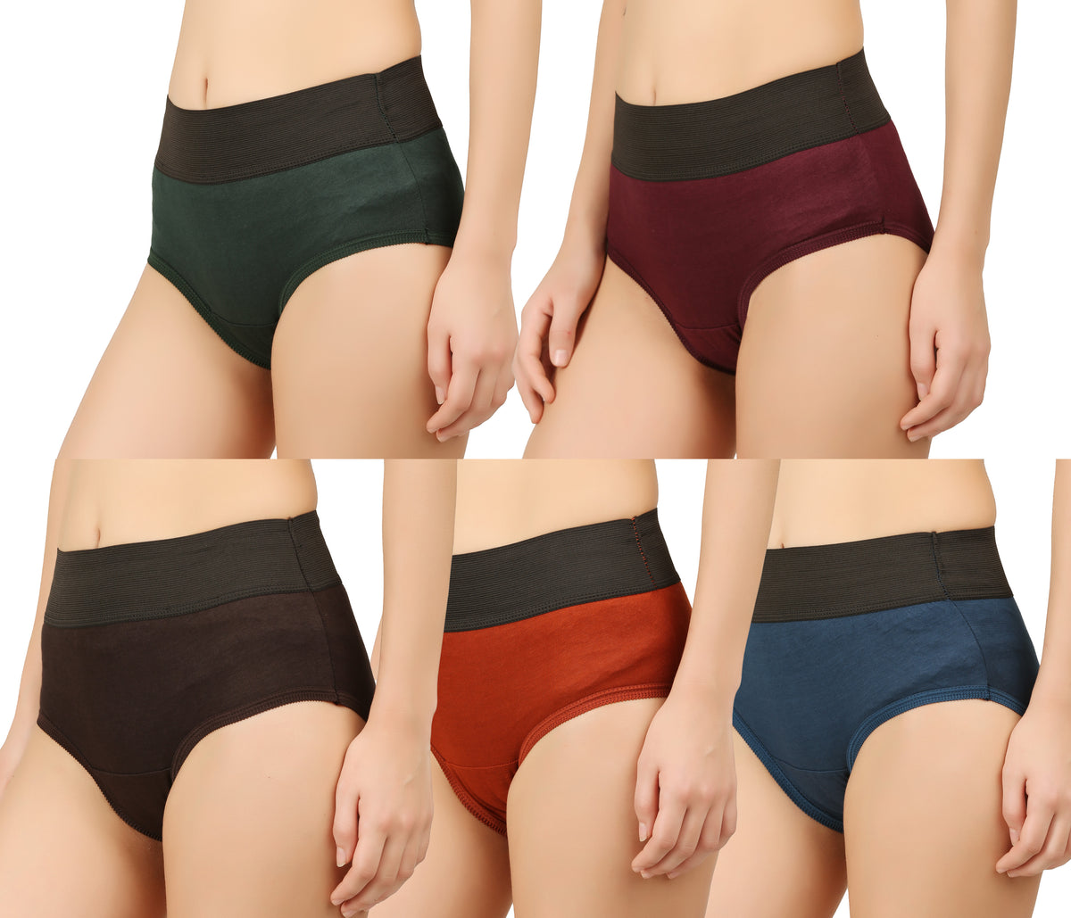 DARK COLOR HIPSTER PLAIN PANTY