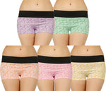 LIGHT COLOUR BOX PRINTED HIPSTER BOYSHORTS