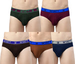 Men's Soft Stretchable Outer Elastic Solid Brief